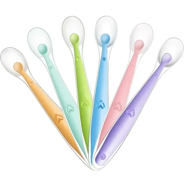 1PC Silicone Spoons for Baby Infant Feeder Spoons for Children Kids Soft Safety Feeding Spoons BPA Free Baby Utensils Flatware - Image 2