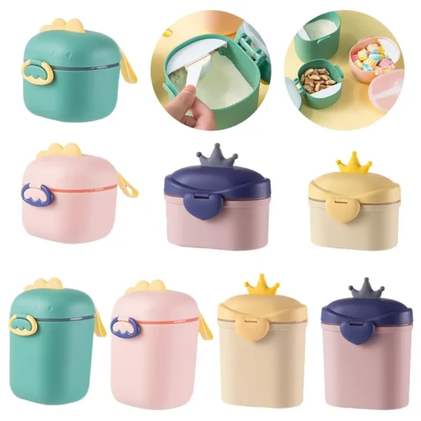 Portable Baby Milk Powder Box Outing Complementary Storage Milk Moisture-proof Food Sealed Powder Jar Packed Compartment C1T7 - Image 2