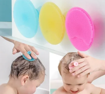 Silicone Shampoo Brush for Baby Infant Bathing Soft Silicone Boys Kids Shower Brush Head Hair Washing Massage Brushes Wipe Comb