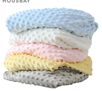 Crib Sheets 3D Dot Velvet Bed Cover Children’S Thickened Warm Baby Crib Protector Solid Color Set Of Sheets Baby Crib Winter
