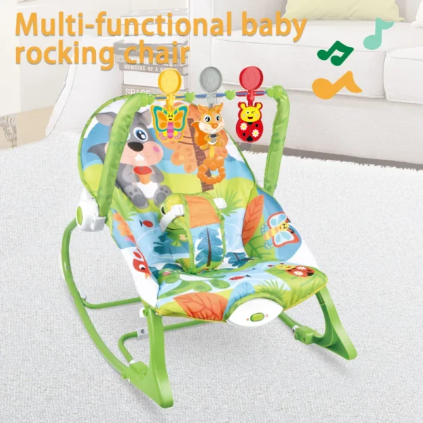 Early Electric Toys Baby Rocking Chair Electric Baby Boy Toy Sleeping Rocker With Hanging Children Toys Gifts - Image 5