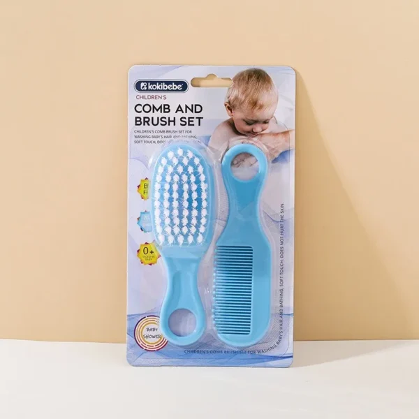 Newborn Safety Comb Brush for Removing Fetal Moss Baby Head Care Comb Brush Combination Massage Comb Brush Set Baby Accessories - Image 6