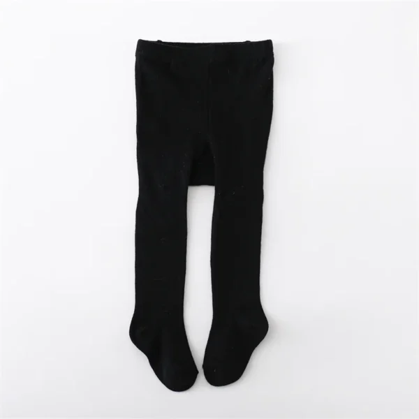 Lawadka Infant Baby Girl Tights Knitted Stockings for Girls Cotton Newborn Tights For Girls Casual White Black Toddler Pantyhose - Image 6