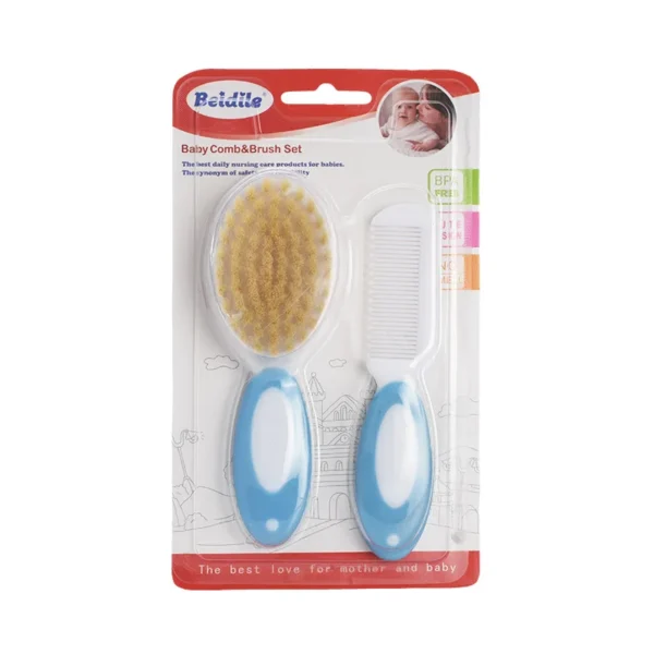 Baby Comb and Brush Care Set Baby Shampoo PP Soft Bristle Comb To Remove Fetal Ringworm Cleaning Brush - Image 6