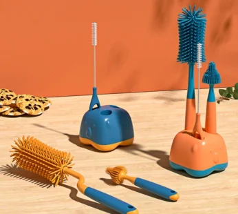 1/2/3pcs Silicone Brush for Bottles 360 Degree Rotation Baby Bottle Pacifier Cleaning Brush Nipple Dropper Brushes Set Baby Item