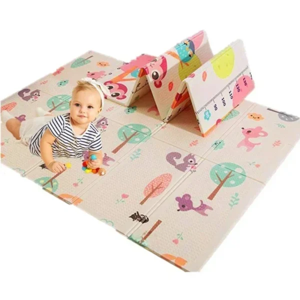 Activities mat for baby Outdoor Camping Mat Foldable Play Mat Double-Sided Cartoon Pattern Waterproof Carpet Easy to Carry