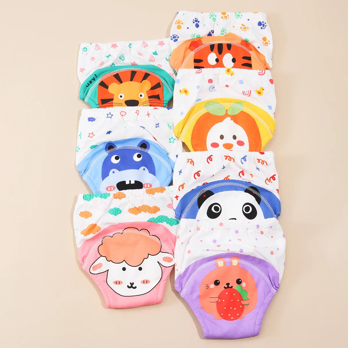 Waterproof Reusable Cotton Baby Training Pants Infant Shorts Underwear Cloth Baby Diaper Nappies Panties Nappy Changing - Image 2