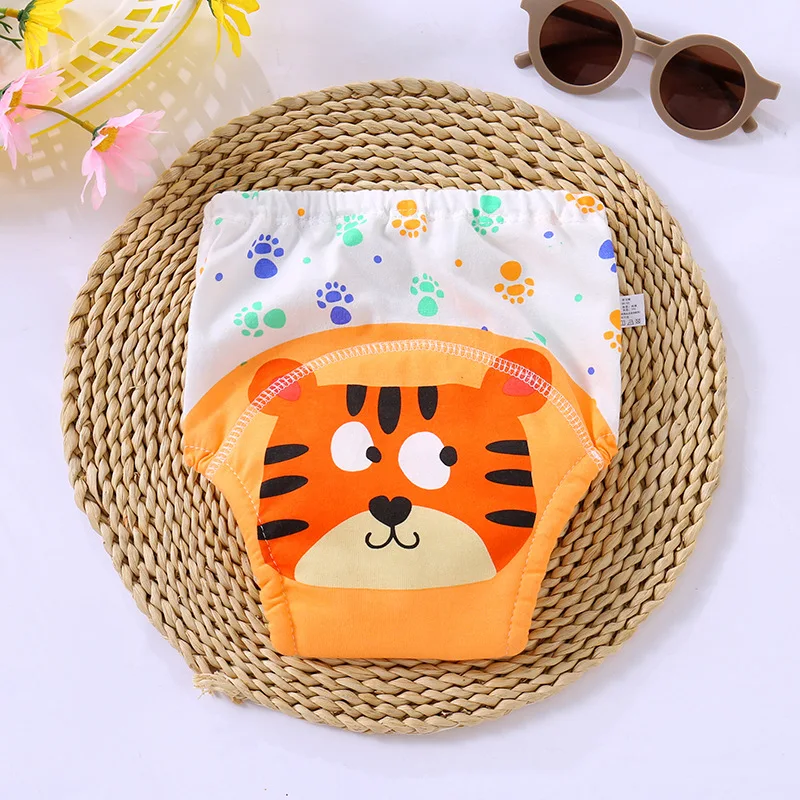 Waterproof Reusable Cotton Baby Training Pants Infant Shorts Underwear Cloth Baby Diaper Nappies Panties Nappy Changing - Image 5