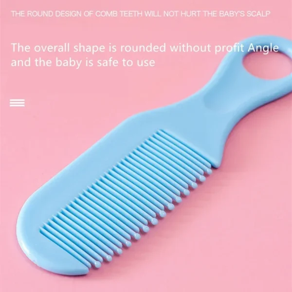 6pcs Baby Care Set Hair Comb Grooming Brush Set Nail Trimmer Scissors Clipper Hygiene Kit Healthcare Tools Sets for Toddler Gift - Image 5