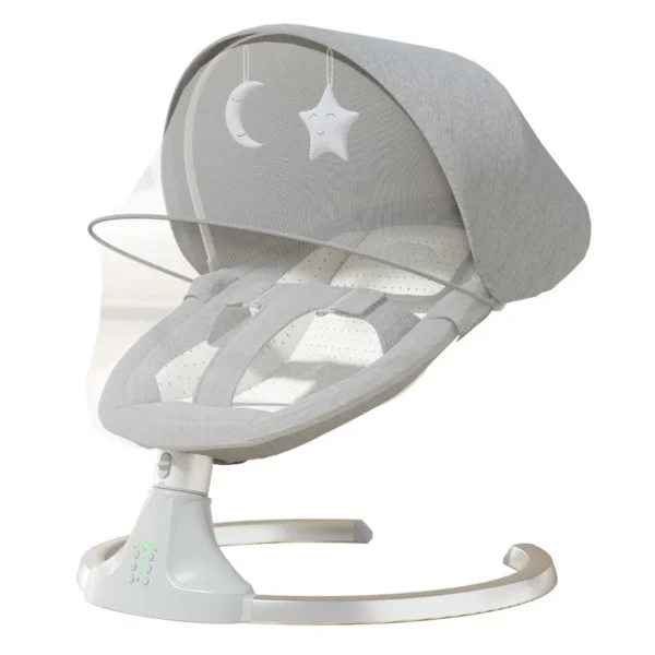 Baby Rocking Chair Baby Coaxing Artifact Baby Coaxing Recliner Newborn Electric Cradle Soothing Chair - Image 2