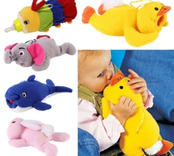 Cute Plush Feeding Bottles Bag Milk Wate Bottle Pouch Cover Toy Baby Nursing Bottle Cover Soothing Device