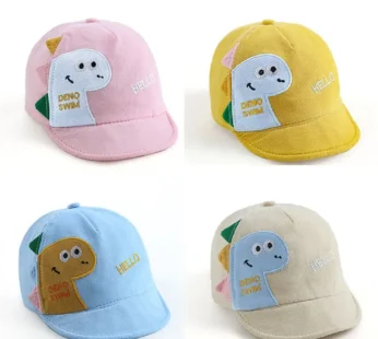 Kids Boys Girls Sun Hat Mesh Cartoon Dinosaur Baby Baseball Cap Outdoor Toddlder Children Adjustable Cap Gift