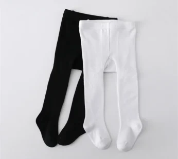 Lawadka Infant Baby Girl Tights Knitted Stockings for Girls Cotton Newborn Tights For Girls Casual White Black Toddler Pantyhose