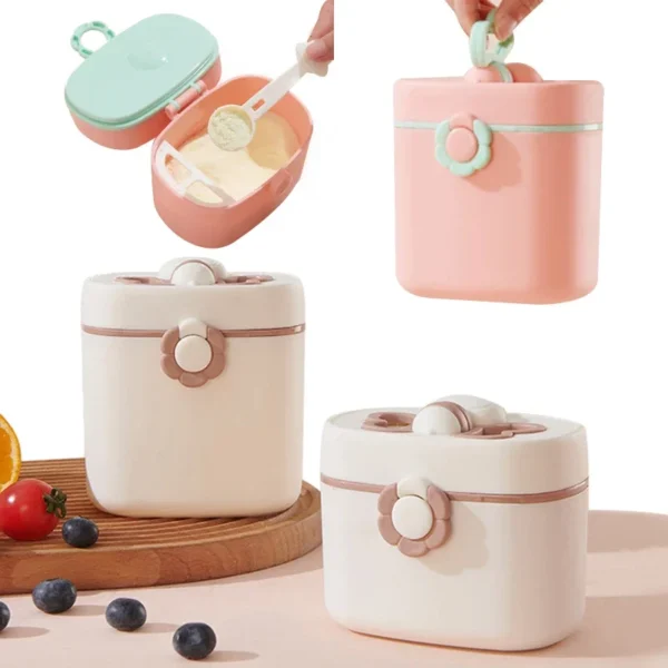 Infant Milk Powder Box Portable Food Storage Container Baby Formula Dispenser Baby Storage Dispensador De Leche En Polvo Bebe