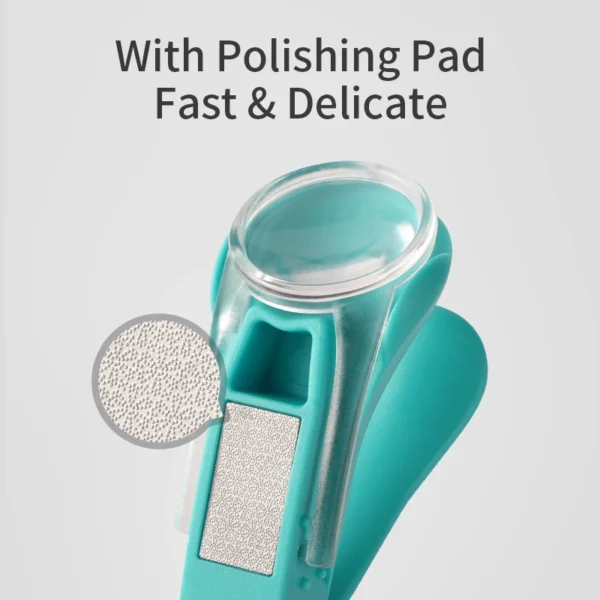 Infant Baby Nail Cutting Clippers Tools Children Kids Magnifier Glass Finger Nail Cutter - Image 5