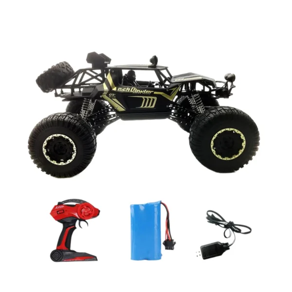 4WD Metal Alloy Body RC Truck Off-Road 4x4 2.4G 1/8 All Terrain Large Rock Crawler Remote Control Car Toys Gift for Children Toy - Image 2