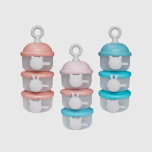 Three-layer side opening portable storage baby baby out sealed cans dispenser milk powder box