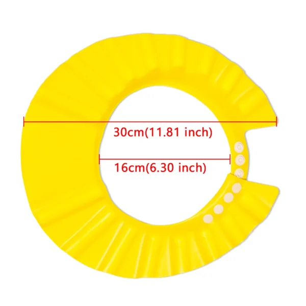Baby Shower Soft Cap Adjustable Hair Wash Hat for Kids Ear Protection Safe Children Shampoo Bathing Shower Protect Head Cover - Image 6