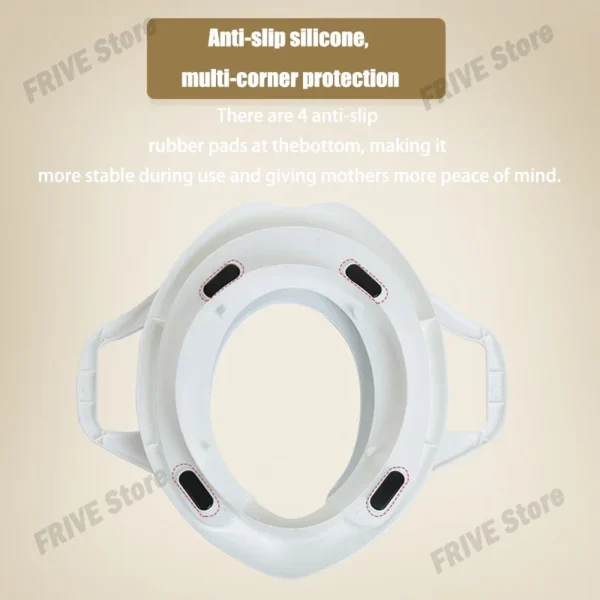 Baby Child Potty Toilet Trainer Seat Cartoon Soft Baby Toilet Seat Baby Toilet Training Toilet Chair Toilet Seat for Children - Image 4