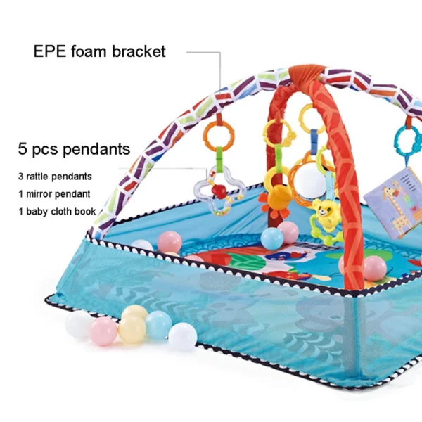 Baby Fitness Frame Crawling Game Blanket Multifunctional Educational Mat Fence Crawling Blanket Infant Rug Enlightenment Toys - Image 5