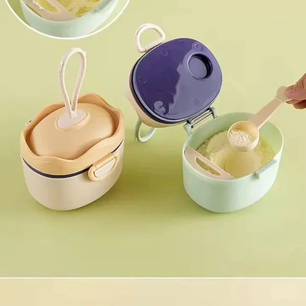 330/500Ml Baby Formula Dispenser, Formula Dispenser On The Go, Portable Milk Powder Formula Dispenser with Scoop 1Pc - Image 2