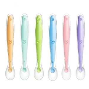 1PC Silicone Spoons for Baby Infant Feeder Spoons for Children Kids Soft Safety Feeding Spoons BPA Free Baby Utensils Flatware