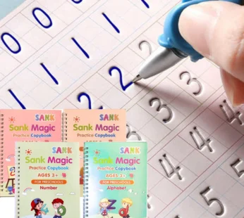 Sank Magic Practice Copybook Pen Preschools Kids Calligraphy English Verison Free Wiping Children Reusable Writing Book