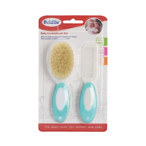 Baby Comb and Brush Care Set Baby Shampoo PP Soft Bristle Comb To Remove Fetal Ringworm Cleaning Brush - Image 5