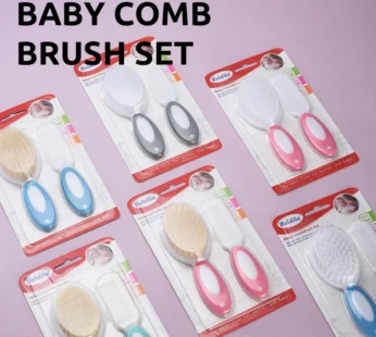 Baby Comb and Brush Care Set Baby Shampoo PP Soft Bristle Comb To Remove Fetal Ringworm Cleaning Brush