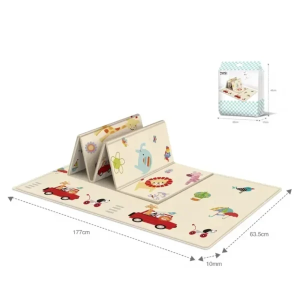 Activities mat for baby Outdoor Camping Mat Foldable Play Mat Double-Sided Cartoon Pattern Waterproof Carpet Easy to Carry - Image 6