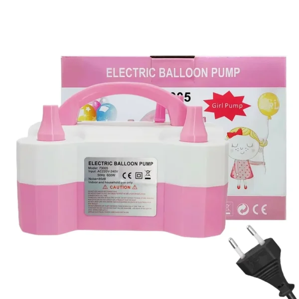Electric balloon pump balloon blowing machine air pump double hole automatic air pump inflatable balloon machine wedding room ba - Image 2