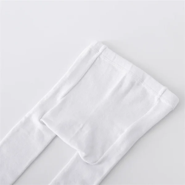 Lawadka Infant Baby Girl Tights Knitted Stockings for Girls Cotton Newborn Tights For Girls Casual White Black Toddler Pantyhose - Image 3