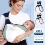 Baby Sling Safe Carrier, 3D Mesh Baby Wraps, Adjustable Toddler Shoulder Strap Halloween, Thanksgiving And Christmas Gift