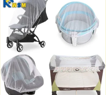 Baby Mosquito Net for Stroller Reusable Bug Net for Stroller Portable Mini Crib Portable & Durable Baby Insect Netting