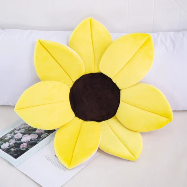 70cm Baby Blooming Bath Mat Flower Bathtub Newborn Foldable Four Petal Flower Shower Cushion Mat Baby Security Petal Seat Pad - Image 3