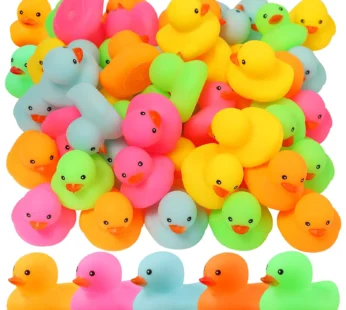 12/24/36/72 Pack Multicolor Mini Rubber Ducks Yellow Rubber Duck Toy Rubber Tub Toys Toys Squeak and Float Ducks