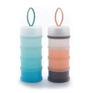 2pcs/1pc 4 Layers Baby Milk Powder Container, Portable Formula Dispenser, Large Capacity Food Storage Container Box