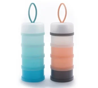 2pcs/1pc 4 Layers Baby Milk Powder Container, Portable Formula Dispenser, Large Capacity Food Storage Container Box