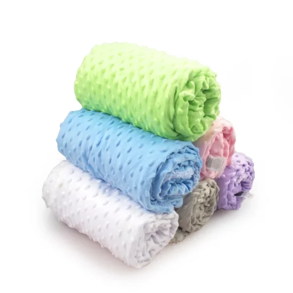 Baby Blanket & Swaddling Thermal Soft Fleece Blanket Winter Solid Bedding Set Cotton Quilt Infant Bedding Swaddle Newborn - Image 5
