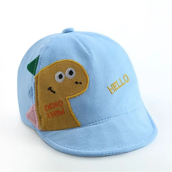 Kids Boys Girls Sun Hat Mesh Cartoon Dinosaur Baby Baseball Cap Outdoor Toddlder Children Adjustable Cap Gift - Image 4