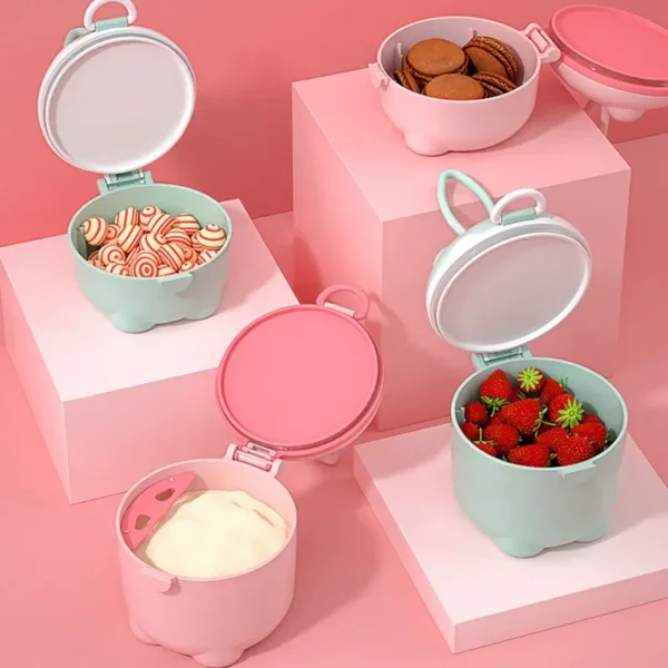 Cartoon Milk Powder Box Baby Milk Powder Portable Cute Food Storage Box Essential Cereal Infant Toddle Snacks Container NO BPA - Image 2