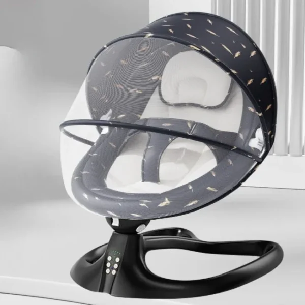 Baby Soothing Rocker Electric Swing Chair for Newborns 0–2 Years Calming Bouncer and Cradle Sleeper Baby Swing Cradle Newborn