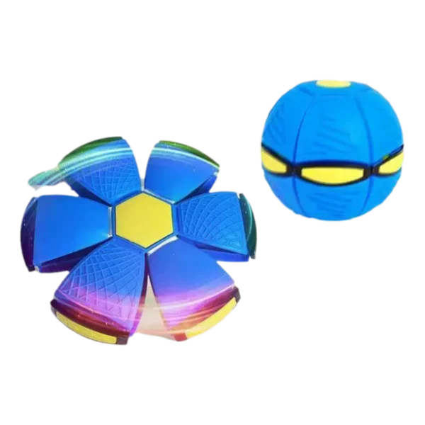 Blue Flying Saucer Ball Outdoor Parent Children Toy Foot Magic Deformation Foot Pressure Decompression Vent Ball - Image 2