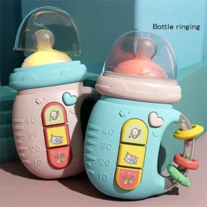 Baby pacifier rattle toys educational early education with lights and music to soothe baby emotions toys newborn rattle shaker t
