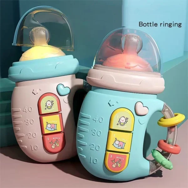 Baby pacifier rattle toys educational early education with lights and music to soothe baby emotions toys newborn rattle shaker t