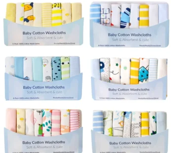 5/8 Pcs Cotton Newborn Baby Towels Set Saliva Towel Nursing Towel Baby Boys Girls Bebe Toalha Washcloth Handkerchief Cloth Wipes