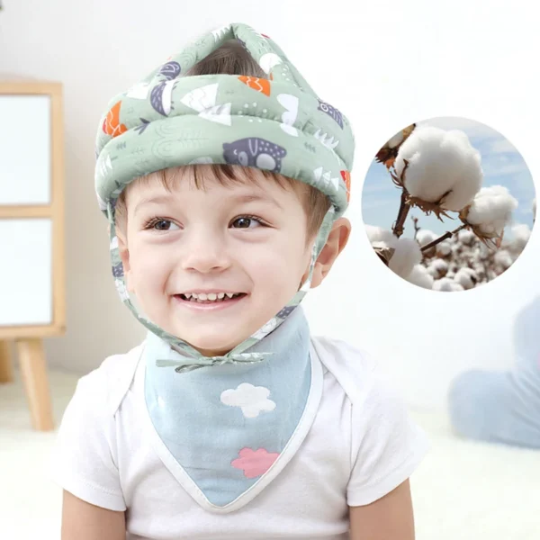 New Baby Safety Helmet Head Protection Headgear Toddler Anti-fall Pad Children Learn To Walk Crash Cap Adjustable Breathable Cap - Image 5