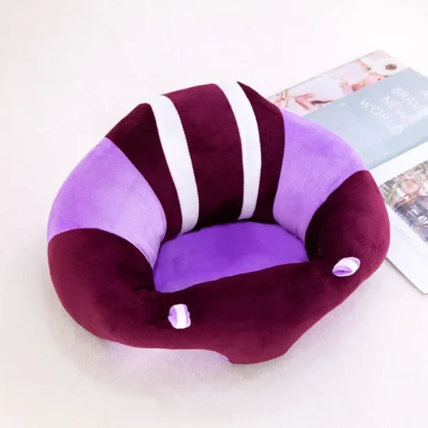 Baby Support Seat Cute Baby Sofa Chair for Sitting Up Comfy Plush Infant Seats with Stuffing Inside for 3-12 Months Baby - Image 2