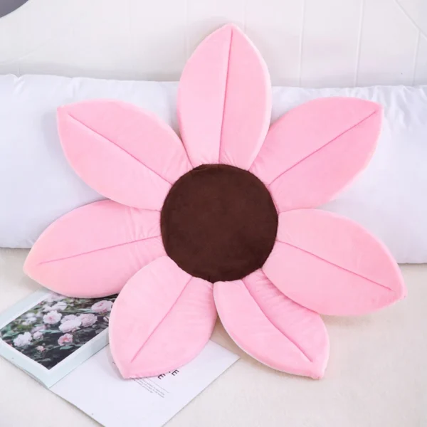 70cm Baby Blooming Bath Mat Flower Bathtub Newborn Foldable Four Petal Flower Shower Cushion Mat Baby Security Petal Seat Pad - Image 2