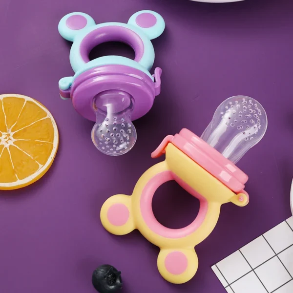Baby Teether Nipple Fruit Food Feeder For New BornSilicona Teethers Fresh Food Nibbler Pacifier Clip Baby Accessories BPA Free - Image 6